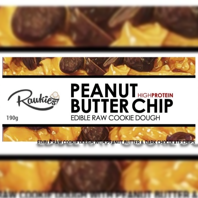 (Case) Peanut Butter Chip High Protein Ready-To-Eat Cookie Dough 24 x 190G - Image 3
