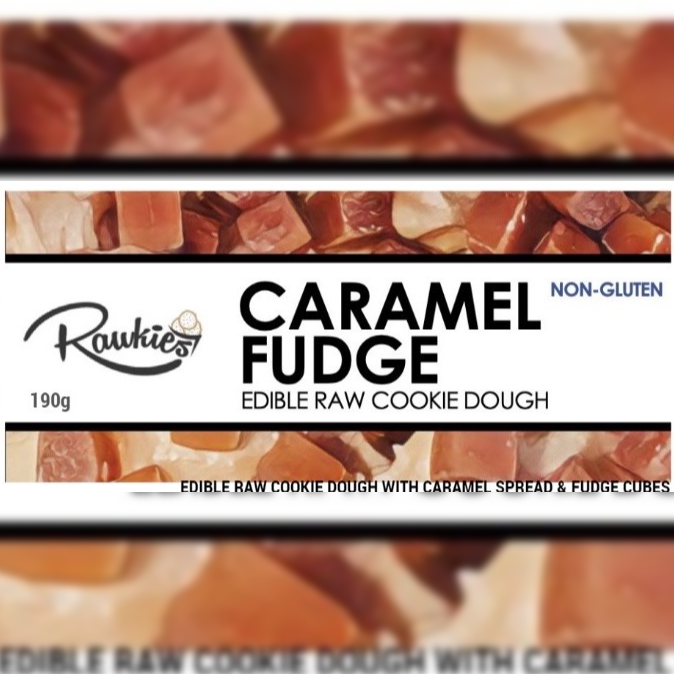 Caramel Fudge Ready-To-Eat Cookie Dough 190g - Image 3
