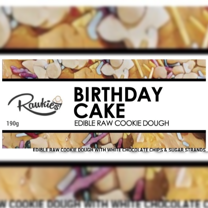 (Mix Box) Chocolate Chip, Birthday Cake & Chocolate Hazelnut Ready-To-Eat Cookie Dough 8+8+8 (24) x 190G - Image 6