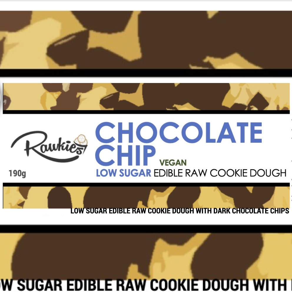 (Case) Low Sugar Chocolate Chip Ready-To-Eat Cookie Dough 24 x 190G - Image 3