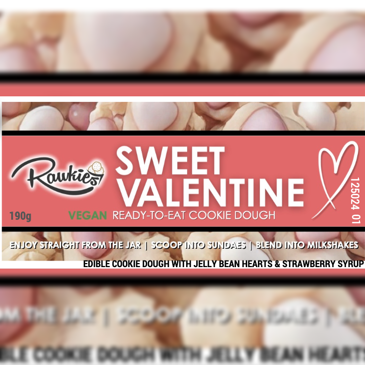Limited Edition Sweet Valentine Ready-To-Eat Cookie Dough 190g - Image 2